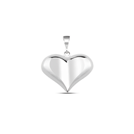 Silver thai Jewelry Heart shaped 925 sterling silver pendant/จี้เงินแท้ 925 รูปหัวใจ