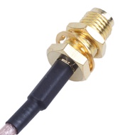 4X 8 inch SMA Female to TS9 Male Pigtail Coaxial Cable RG316