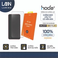HODA anti-fingerprint matte tempered glass with full black border for Samsung Galaxy S22 Plus