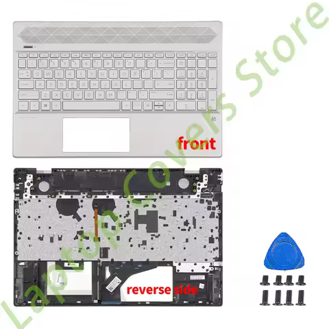 Brand New Keyboard For Pavilion 15-CW 15-CS TPN-Q208 Original Upper Case Palmrest Keyset Laptop Part