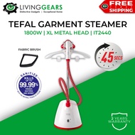 Tefal Garment Clothes Steamer Pro Style Fast Heat/Travel Handheld Steamer (1800W) [Free Gift] IT2440