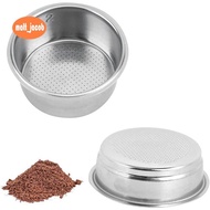 51mm Coffee Filter Basket, 51mm 2 Cup Filter and 1 Cup Bottomless Portafilter, 2Pcs Stainless Steel 