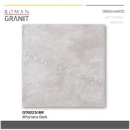 Roman Granit 60x60 dPozlana Dark / Granit Motif Semen Ekspos, Cementum