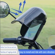 Phone Holder Hp Holder Ebike Motorcycle Bicycle Helmet Design Sun Rain Visor
