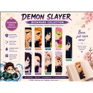 BOOKMARK AESTHETIC BOOKMARK WITH DEMONSLAYER THEME