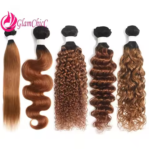 1B/30# Straight/wave Body/deep Wave/water Wave/kinky Curly Human Hair Weaving Bundle/1pc 8-30 Inch D