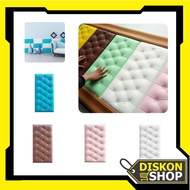 Shop - H5023 3D Foam Wallpaper Headboard Bed/ Wall Sticker/ Soft 3D Wallfoam Sticker/