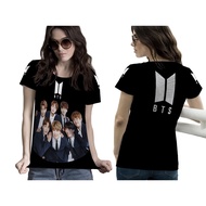 TiniShop - Women's 3D Full Print Kpop BTS T-Shirt Original BTS T-Shirt Cool BTS T-Shirt/