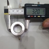 Aluminum stopper ring with 18mm hole 12mm thick decorative screw washer