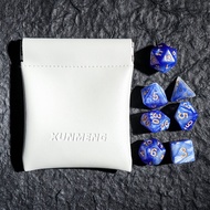 Acrylic 20-Sided Dice Dragon Run Game Star Series Multi-Faceted 20-Sided D6 Digital Colorful Dice fo