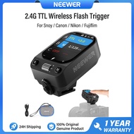 NEEWER QZ 2.4G TTL Wireless Flash Trigger Transmitter for Canon/Sony/Nikon/Fujifilm, QZ-C/QZ-S/QZ-N/
