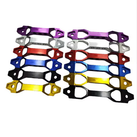 140mm/190mm Billet Aluminum Car Battery Tie Down Mount Bracket Brace Battery Fasten Bracket Holder 1