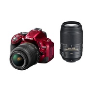 [USED in Japan] Nikon Digital SLR Camera D5200 Double Zoom Kit AF-S DX NIKKOR 18-55mm f/3.5-5.6G VR/