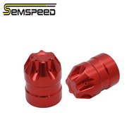 SEMSPEED รถจักรยานยนต์ CNC ด้านหลังวาล์วยางล้อขอบยางที่ปิดก้านสำหรับ Honda PCX160 PCX 160 150 125 Cl