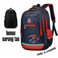Boys' School Bags - Boys' Bags - spiderman Bags - Children's School Backpacks - Boys' Bags (bonus Bag Bags)