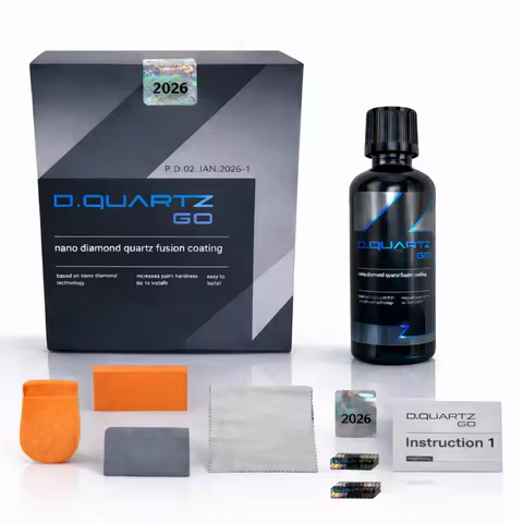 DQUARTZ GO 50ml Kit Nano Diamond Quartz Fusion Ceramic Coating for Car Care Enhanced Protection Glos