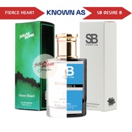 SB DESIRE B KNOWN AS SUGARBOMB FIERCE HEART SPRAY PERFUME EDP FOR MEN 30ML