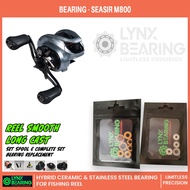 Lynx Bearing Seasir M800 Fishing reel Stainless steel / Hybrid Ceramic / Full Ceramic bearings