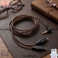 COCOFRUIT Earphone Replacement Cable, OFC Low Loss 3.5mm Plug Headphone Sound Cable, Plug and Play E