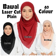 Bawal LaserCut Cotton Plain Bidding 45’