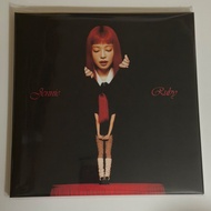 Blackpink Jennie Ruby 透明紅膠 黑膠