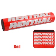 Busa Stang Fatbar Motif Renthal Handlebar Bar Pad Bulat Merah Hitam Aksesoris Motor