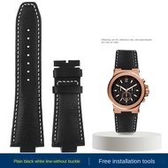 [oqianb] High quality Genuine Leather Watch Strap For Michael Kors Bracelet Mk 8184 8729 9020 MK8152
