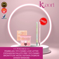 *KAORI* <<< CODO >>> PURCHASE 1PCS FANBO LOVE LETTER EYESHADOW PALLETE FREE 1PCS Fanbo Browtitude Mi