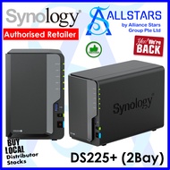 (ALLSTARS : We are Back / Storage NAS PROMO) Synology DS225+ 2Bay NAS (replace DS224+) (Warranty 2ye