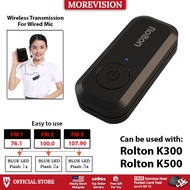 Rolton K11 Wireless Headset Transmitter Connection FM Clip Mic for K300 K500 Voice Amplifier Speaker