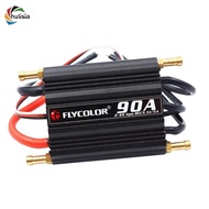 chulisia 90A Waterproof Brushless ESC RC Boat Speed Controller Built-in 5.5V/5A BEC