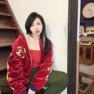 TAILOR TOYO 東洋鵝黃深藍x棗紅 雙面穿橫須賀刺繡棒球外套