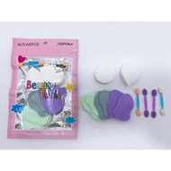 (RETAIL) Makeup sponge set 3 beauty tools wow 12in1 beauty blender