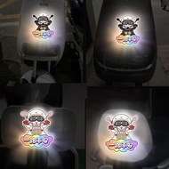 Motorcycle Cute Reflective Sticker Electric Vehicle Cartoon 4513