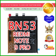NFS - Redmi Note 9 Pro Battery BN53 best quality and high capacity