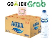 Aqua 600ml / Aqua Botol 600ml / Aqua Air Mineral 600ml 1 Dus 24 Pcs .