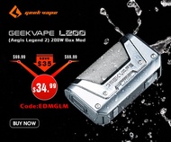 AEGIS LEGEND 2 MOD ONLY AUTHENTIC BY GEEKVAPE