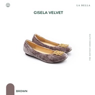 LA BELLA รุ่น GISELA VELVET - BROWN