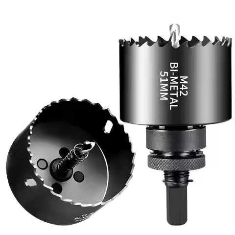 35-114mm Bi-Metal M42 Hole Saws Bit Pipeline Process For Woodworking Plastic Aluminum PVC Cutter Kit