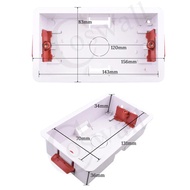 UK Standard 35 Mm.drywall Plasterboard Wall Socket Back Box Dry GYPSUM 35mm deep