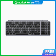 Keychron | คีย์บอร์ดไร้สาย B2 Pro สี Space Gray ออกแบบบางเฉียบ ใช้สวิตช์แบบ Scissor เชื่อมต่อได้ 5-i