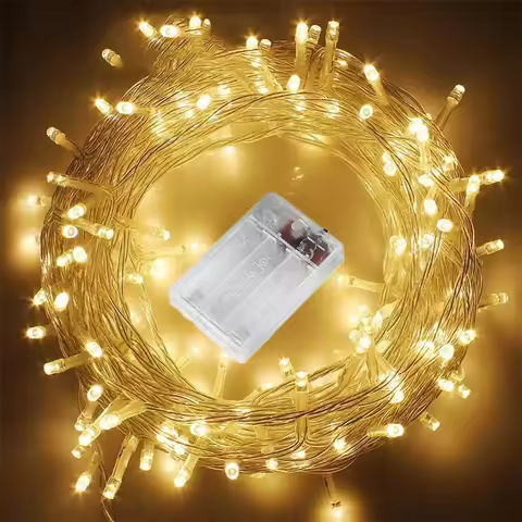 AA Battery Operated LED String Lights for Garland Party Wedding Birthday Festival Party Decoration F