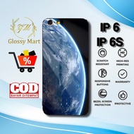 HP IP 6 Case Latest 6s/ - IP 6 Casing 6s/ - Planet Motif - Premium Glossy Hardcase - Softcase IP Glo