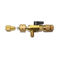 VALVE CORE REMOVER/INSTALLER  1/4” SAE valve core remover / installer with refrigerant filling port