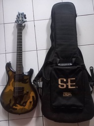gitar merk PRS camouflage standar asli original made in korea