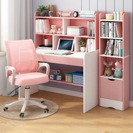 [COD] Study children's writing desk home girl bookshelf combination one student homework bedroom