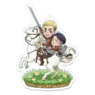 Standee Anime Attack on Titan Model Erwin Smith and Levi Ackerman Acrylic Study Desk Decoration Chib