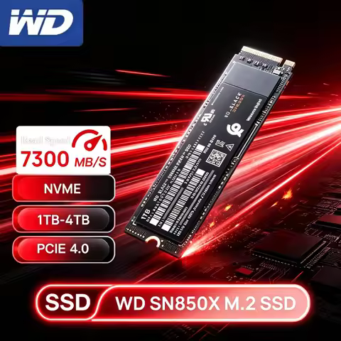 Western Digital SN850X 1TB 2TB 4TB WD_BLACK M.2 2280 NVMe PCIe Gen 4.0x4 Solid State Drives SSD for 