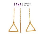 Taka Jewellery 999 Pure Gold Earrings