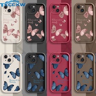 Painting butterfly Casing For Realme 2 Pro Note 50 GT3 GT Neo 5 SE GT Master Edition Q3 Pro Carnival Narzo 50 50A 50i Prime Solid Color Angel Eyes Phone Case Soft Protective Cover
